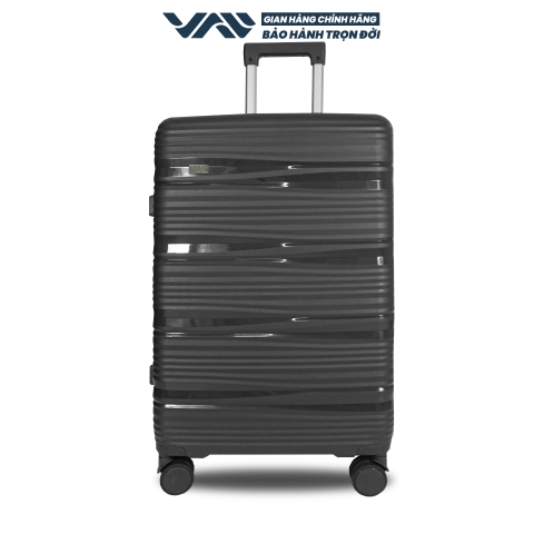 VALI DU LỊCH VALINY VNY10 NHỰA PP CAO CẤP DẺO DAI MÀU XÁM BẠC