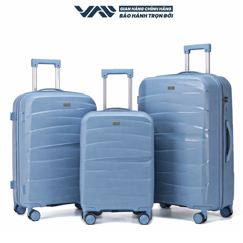 VALI DU LỊCH VALINY VNY09, NHỰA PP CAO CẤP, SIZE 20,24