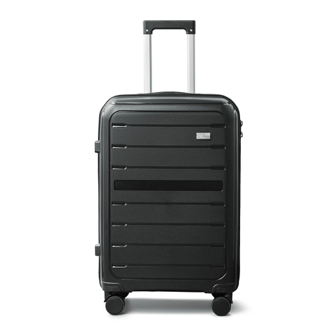 VALI DU LỊCH VALINY VNY07 NHỰA PP ĐẲNG CẤP MÀU DARK GREY