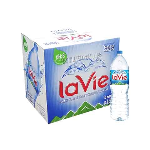 Thùng nước khoáng Lavie 1.5L