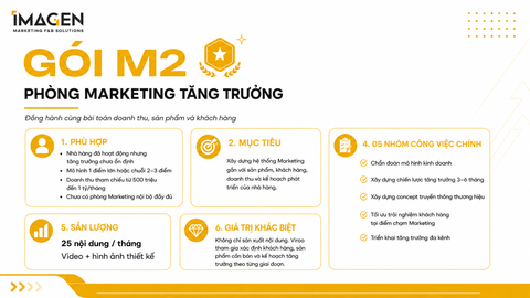 Gói M2 - PHÒNG MARKETING TĂNG TRƯỞNG