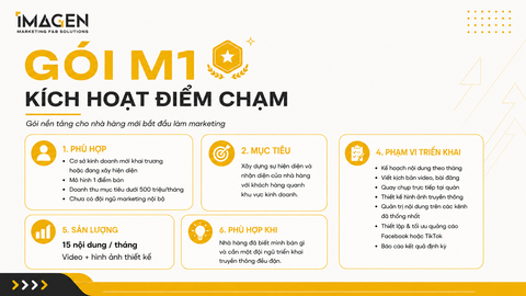 Gói M1 - KÍCH HOẠT ĐIỂM CHẠM