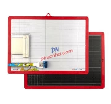 Bảng học sinh bộ Thiên Long Điểm 10 TP-B09 2 mặt A4 kèm bút, phấn