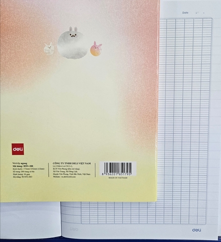 Tập SV Deli B551 200tr 58gsm (5/60)