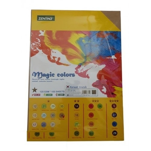 Giấy bìa màu đặc biệt A4 125gsm Zentino TMG-8651 - Group C&D