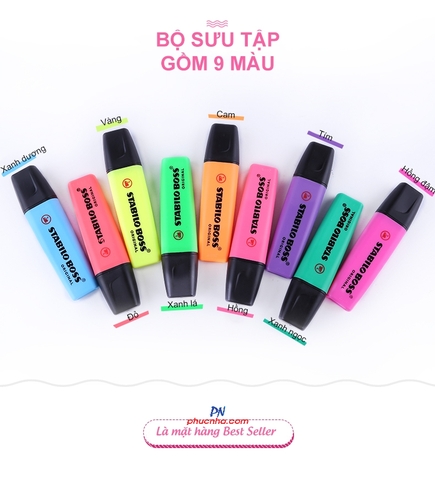 Bút dạ quang Stabilo Boss Original 70 (10)
