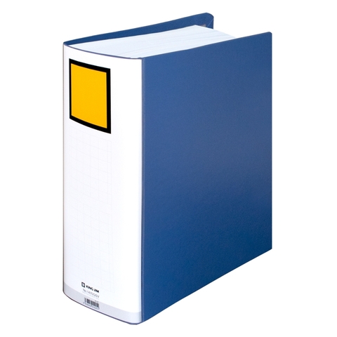 Bìa còng ống King Jim 2470GSV/ 1470GSV A4-S 10cm Xanh dương (10/20)