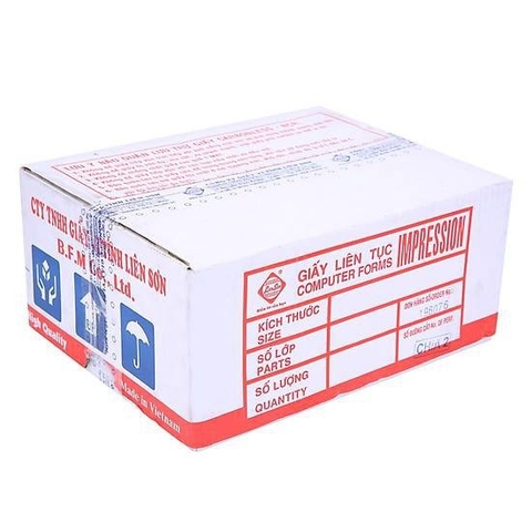 Giấy in liên tục Liên Sơn 210x279mm (2L/3L/4L - A4/A5)