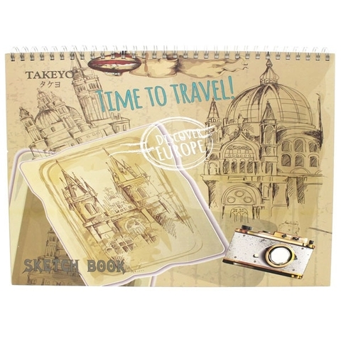 Sổ vẽ lò xo 50 tờ A3 160gsm Takeyo Takeyo TMG-8526 295x420mm