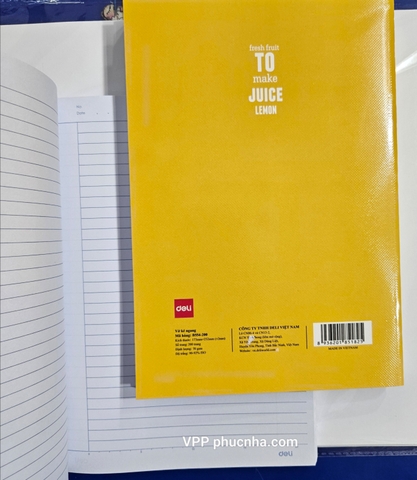 Tập SV Deli B554 200tr 70gsm kẻ ngang (5/50)