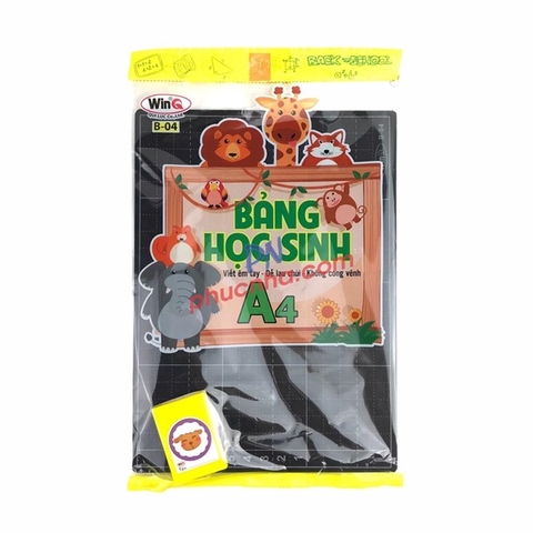 Bảng học sinh WinQ B-04 21x30cm A4 phấn  (100)