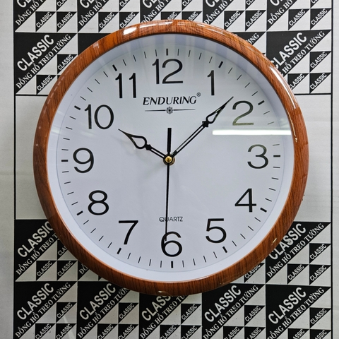 Đồng hồ treo tường E303 mặt kính 27cm