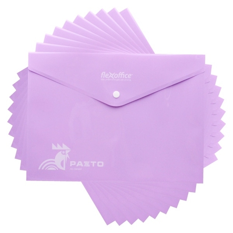 Bìa nút F4 màu TL Flexoffice Pazto FO-CBF009 (10)