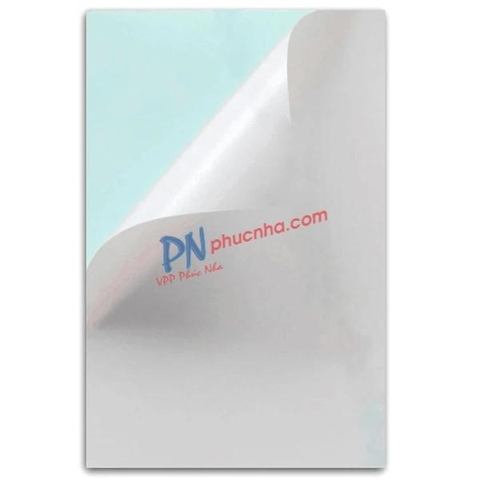 Giấy decal A4 đế xanh (100)