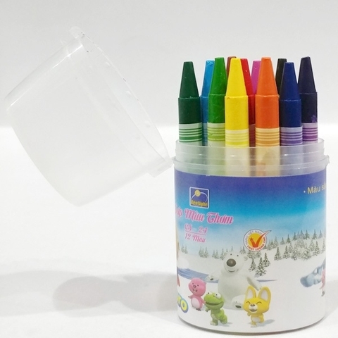 Sáp màu 12 màu Bến Nghé CS-24