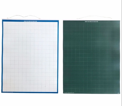 Bảng học nhóm 70x90cm có nẹp đứng dây treo, bảng phụ giáo viên