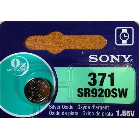Pin 371, SR920SW, 920 1.55V Sony (5 viên/ vỉ)
