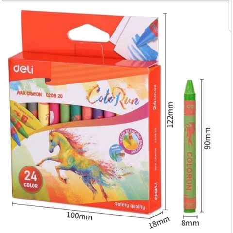 Sáp màu 24 màu Deli C20820 (12)