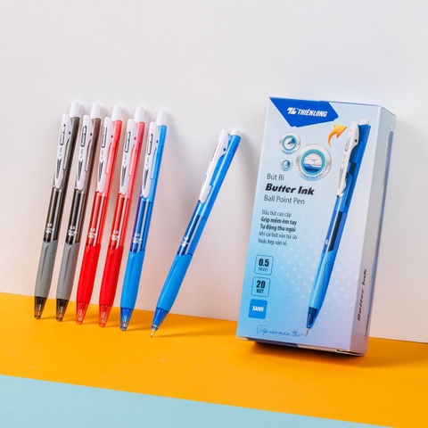 Bút bi Thiên Long TL-095 butter ink 0.5mm (20)