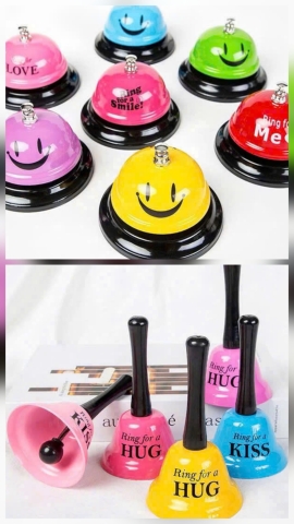 Chuông sắt lắc, bấm