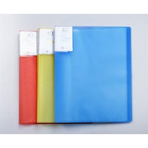 Bìa 60 lá A4 nhựa trong VC