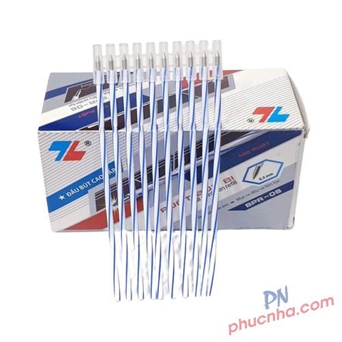 Ruột bút bi Thiên Long BPR-06 0.5, xanh (10/100)