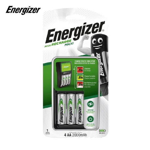Máy sạc pin Energizer CHVCM4 Maxi kèm 4 pin AA 2000mAh (6)