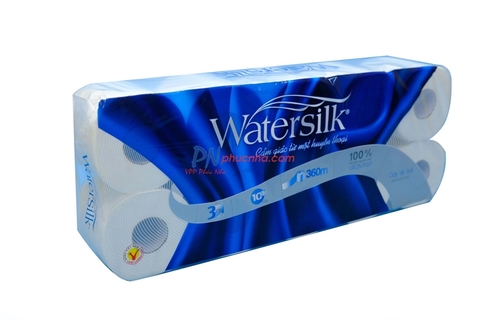 Giấy vệ sinh Watersilk 36m x 3lớp V (10 túi / bành)