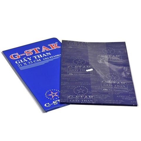 Giấy than G-Star CB09TL 21x33cm (Thái Lan, xanh)