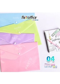 Bìa nút F4 màu TL Flexoffice Pazto FO-CBF010 (10)
