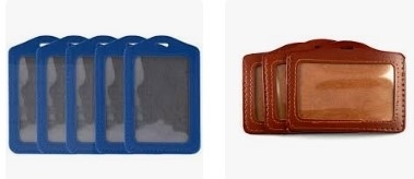 Bảng tên da ngang, đứng 1 ngăn 8.5x5.5cm (50)