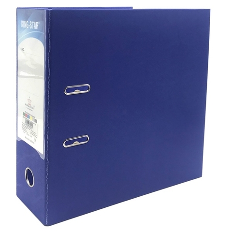 Bìa còng King Star 10cm F4 2 mặt xi - Xanh Dương (50)