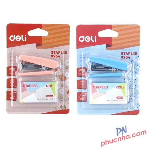 Bấm kim Deli 0254 mini số 10 (24)
