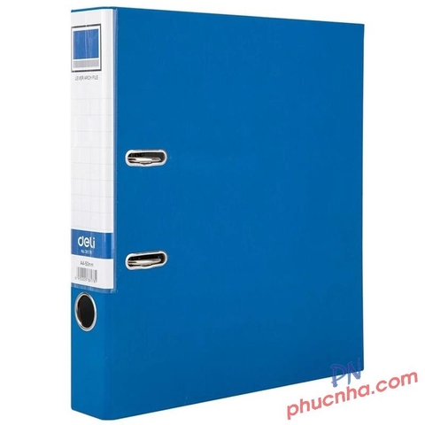 Bìa còng Deli 1 mặt xi A4 38178 5cm/ 38179 7cm (50)