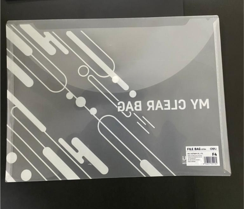 Bìa nút Deli F704 F4 25x35cm dày (12 cái/ xấp)