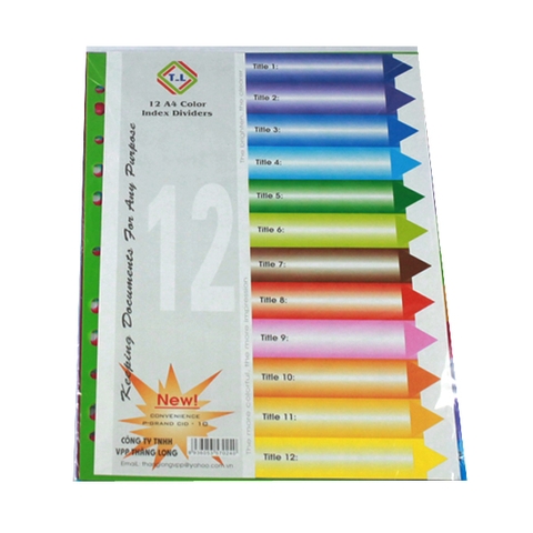 Bìa phân trang nhựa A4 12 số (10)
