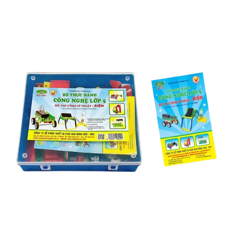 Bộ thực hành công nghệ lớp 5 MIC (Bộ thủ công kĩ thuật - Điện lớp 5) (lắp ráp mạch điện lớp 5)