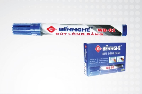 Bút lông bảng Bến Nghé WB-01 (10) - Viết lông viết bảng trắng xóa được