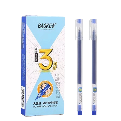 Bút gel Baoke PC5198 0.5mm (12)