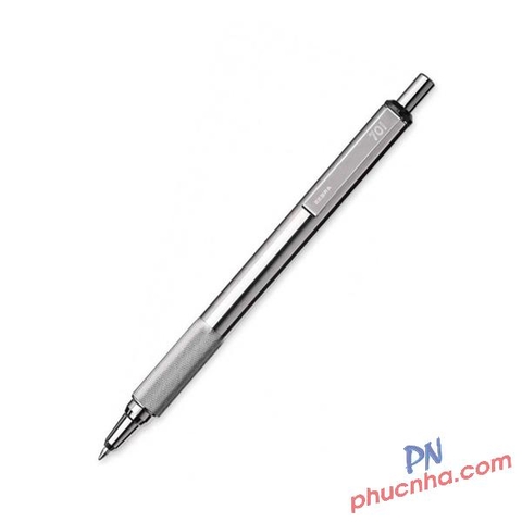 Bút bi bấm F-701 Zebra BAZ47 0.7mm, Xanh