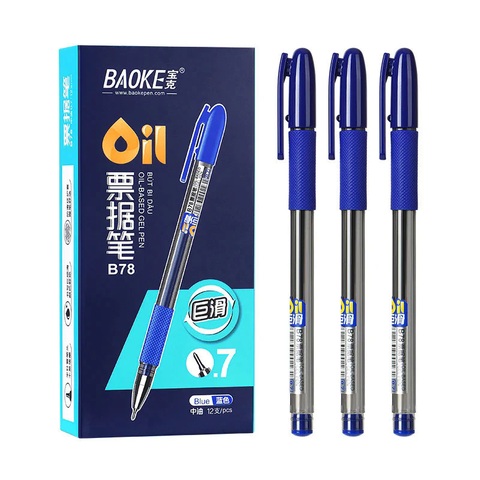 Bút bi dầu Baoke B78 0.7mm (12)