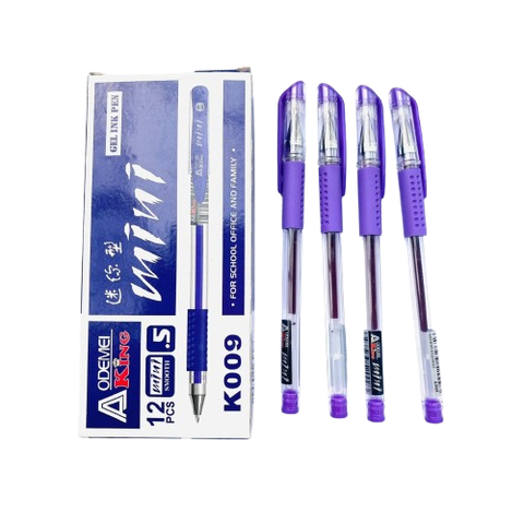 Bút gel 0.5 mini King K009 (12)