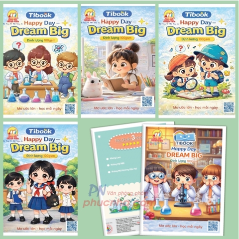 Tập HS Thuận Tiến Dream Big 96 trang 100gsm 4 ôly học sinh A5 Tibook (10/120)