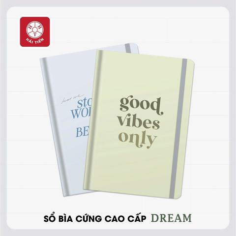 Sổ bìa cứng Hải Tiến Dream 5 9561 13.5x195mm 160 trang 100gsm - Kẻ caro (56)