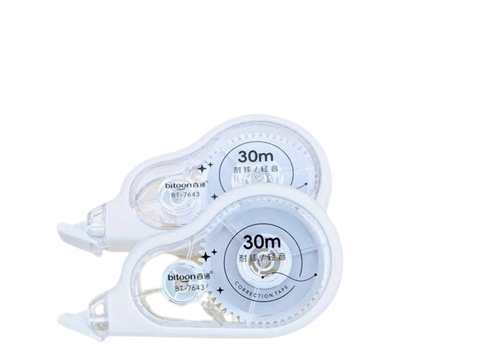 Bút xóa kéo Bitoon BT-7643 đệm cao su non 30x5mm (12)