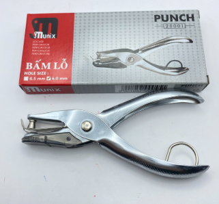 Bấm lỗ kìm Munix 20001 1 lỗ phi 6mm (tốt) (10)