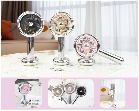 Quạt sạc cầm tay có chân đế YS2276/ YS2332/ YS2288/ YS2293