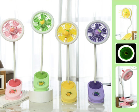 Quạt sạc kẹp bàn YS2335/YS2327