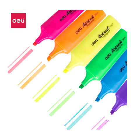 Bút dạ quang Deli S621 (10)