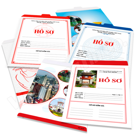 Bao thư HỒ SƠ 25x35cm Ivorry in 4 màu HS: I.01 02 (50 cái/x)